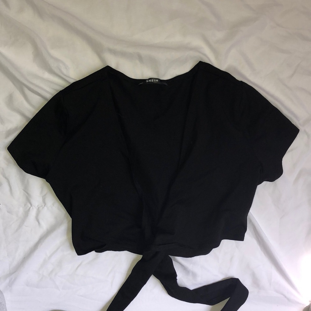 Tied cropped top